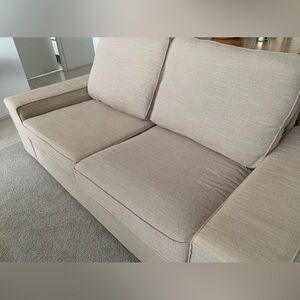 IKEA Hillared Beige Kivik 3 seat Sofa Cover Brand New